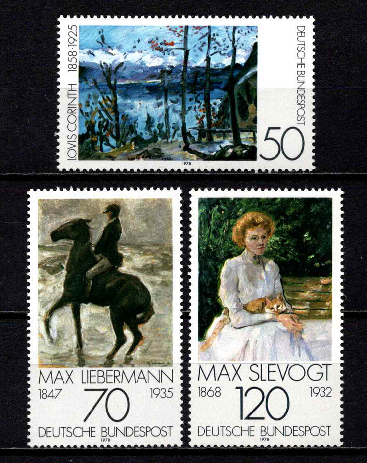 Vokietija, pilna serija, MiNr 986-988 MNH**