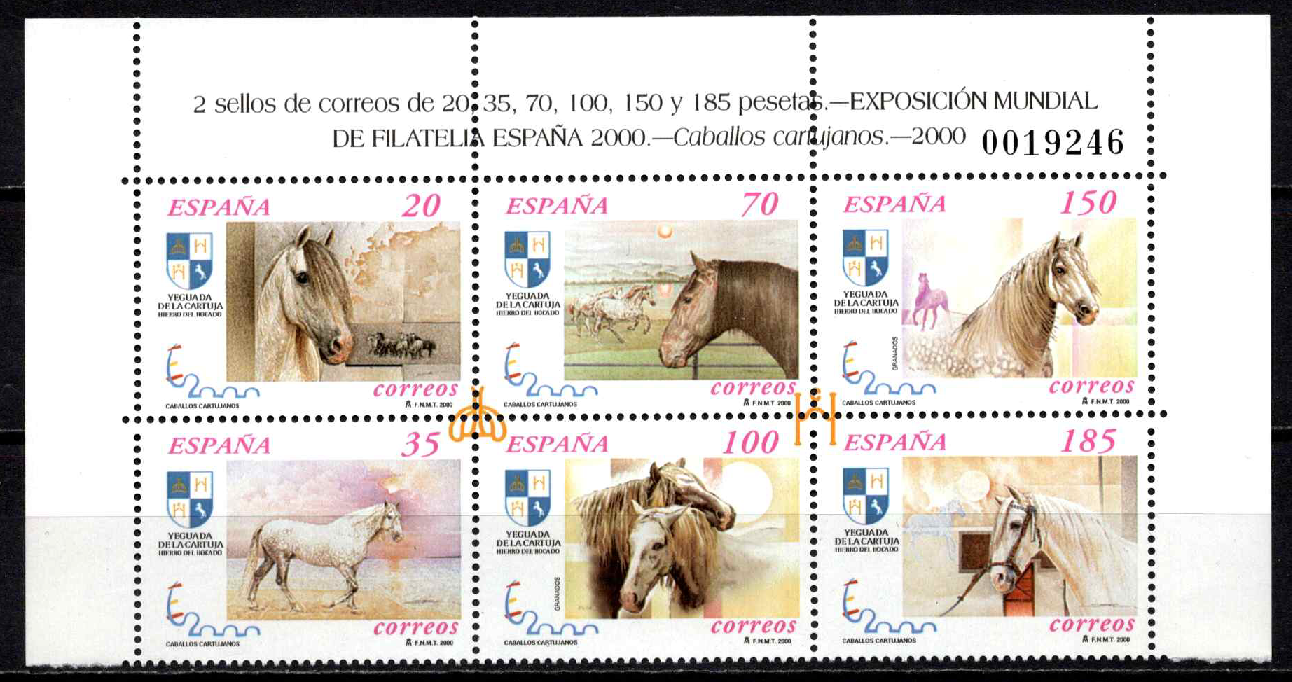 Ispanija, pilna serija, MiNr 3556-3561 MNH**