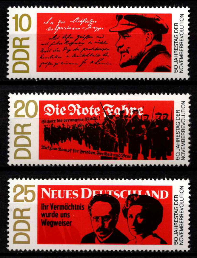 Vokietijos Demokratinė Respublika (VDR), pilna serija, MiNr 1417-1419 MNH**