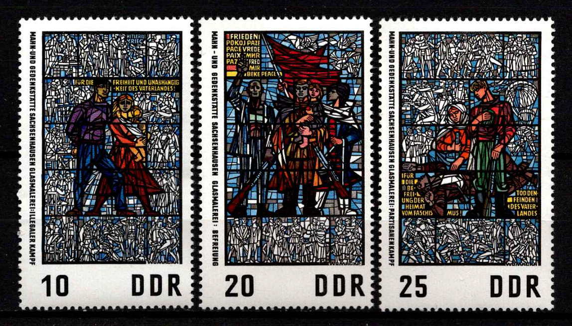 Vokietijos Demokratinė Respublika (VDR), pilna serija, MiNr 1346-1348 MNH**