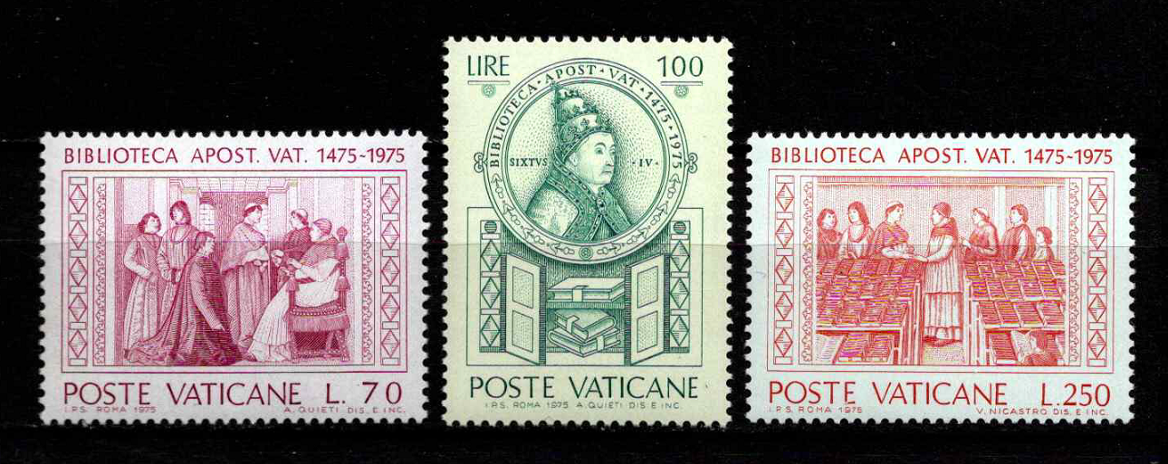 Vatikanas, pilna serija, MiNr 667-669 MNH**