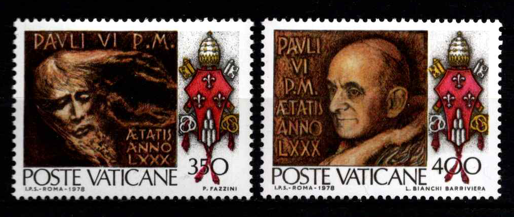 Vatikanas, pilna serija, MiNr 718-719 MNH**