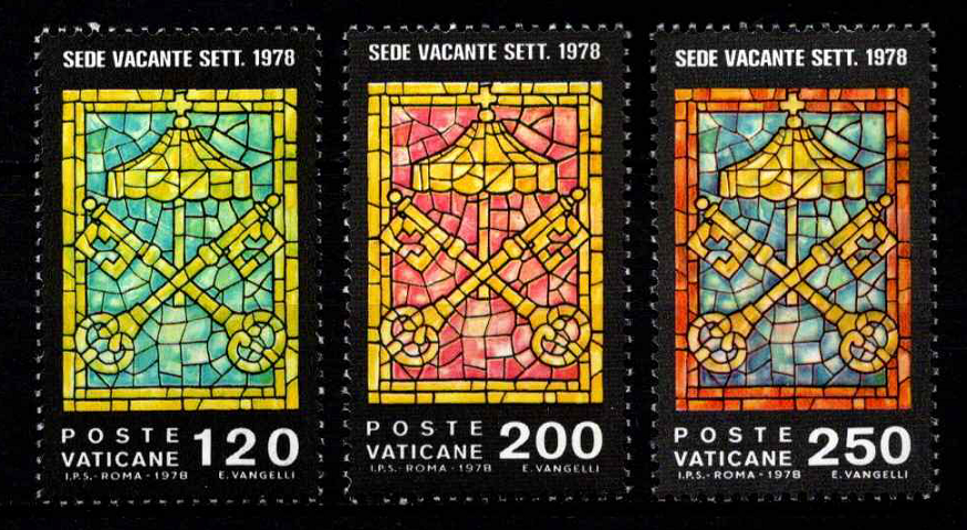 Vatikanas, pilna serija, MiNr 729-731 MNH**