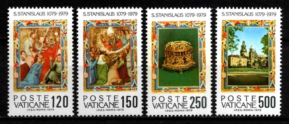 Vatikanas, pilna serija, MiNr 739-742 MNH**