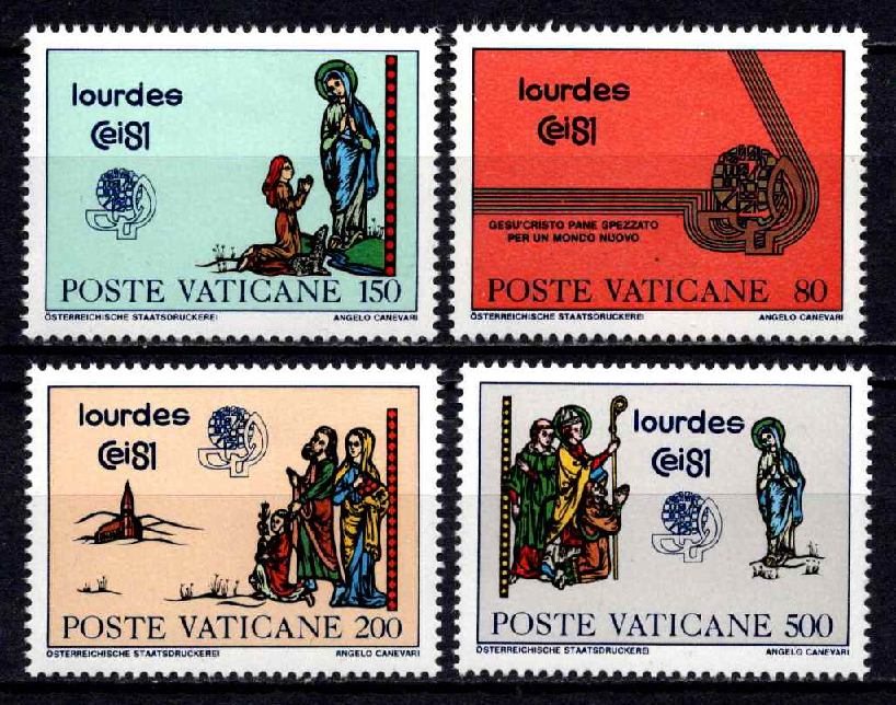 Vatikanas, pilna serija, MiNr 785-788 MNH**