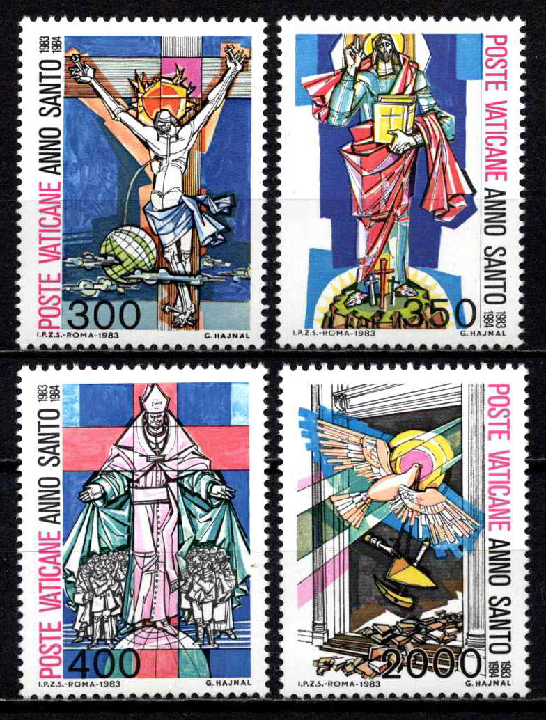 Vatikanas, pilna serija, MiNr 816-819 MNH**