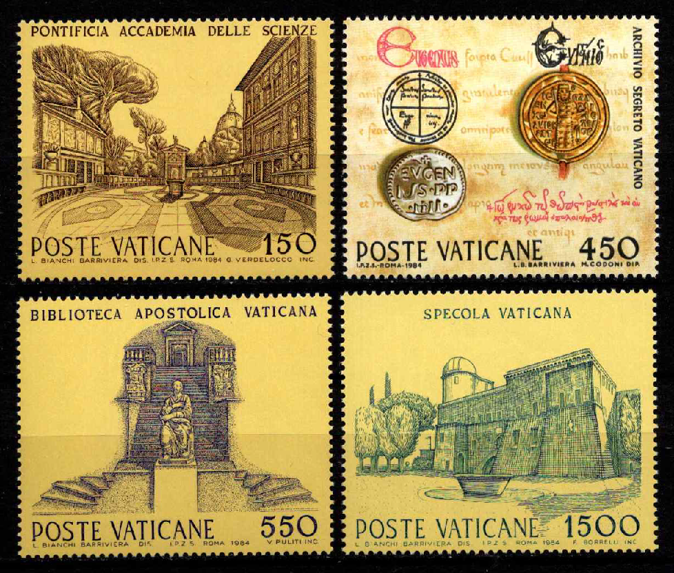 Vatikanas, pilna serija, MiNr 848-851 MNH**