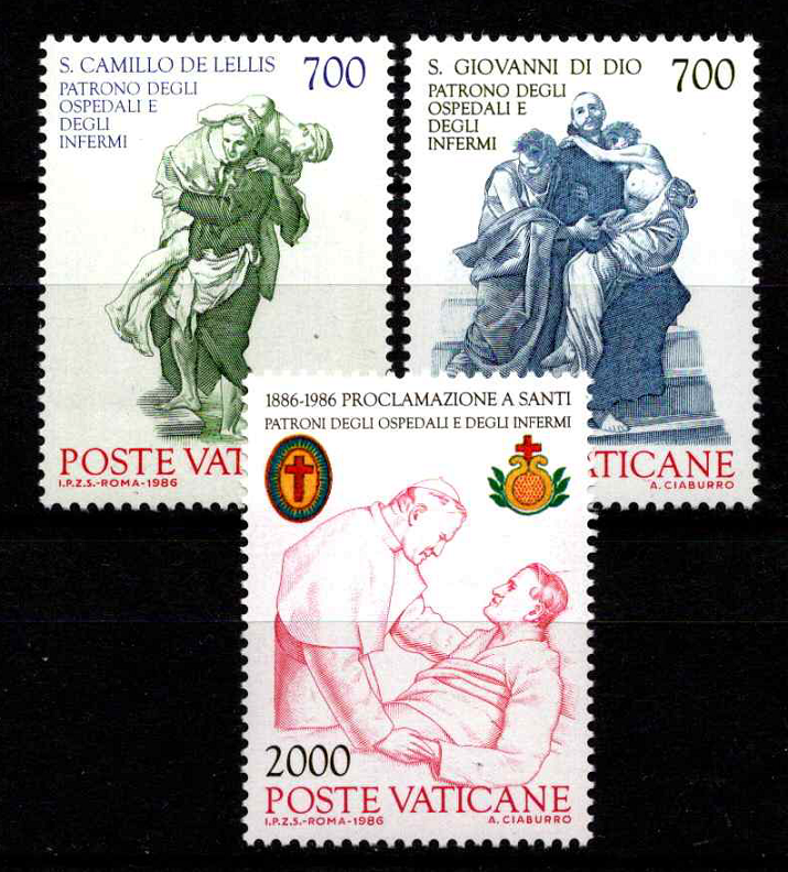 Vatikanas, pilna serija, MiNr 894-896 MNH**