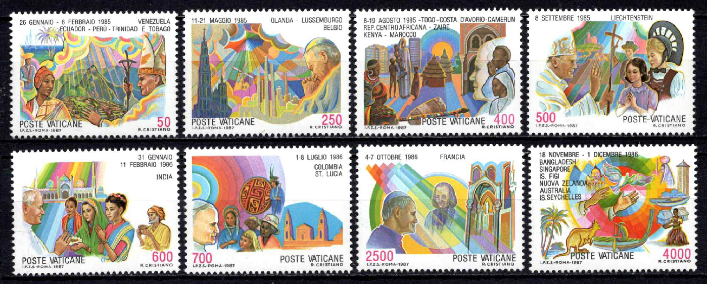 Vatikanas, pilna serija, MiNr 926-933 MNH**
