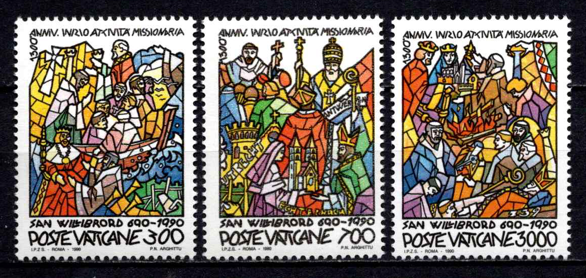 Vatikanas, pilna serija, MiNr 999-1001 MNH**
