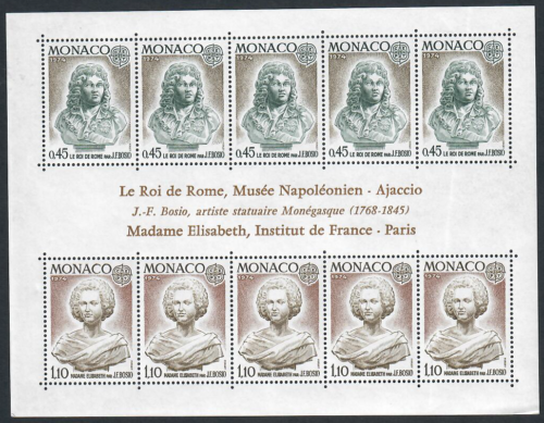 Monakas, Blokas Nr. 7, MiNr 1114-1115 MNH**