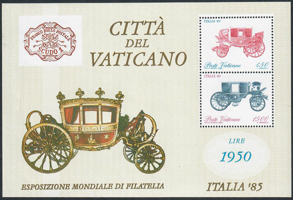 Vatikanas, blokas Nr. 8, MiNr 880-881 MNH**