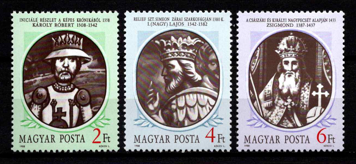 Vengrija, pilna serija, MiNr 3956-3958 MNH**