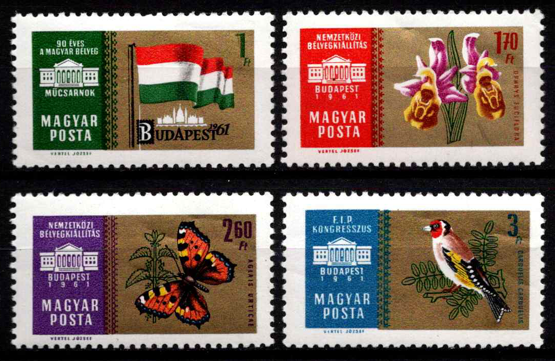 Vengrija, pilna serija, MiNr 1765-1768 MNH**