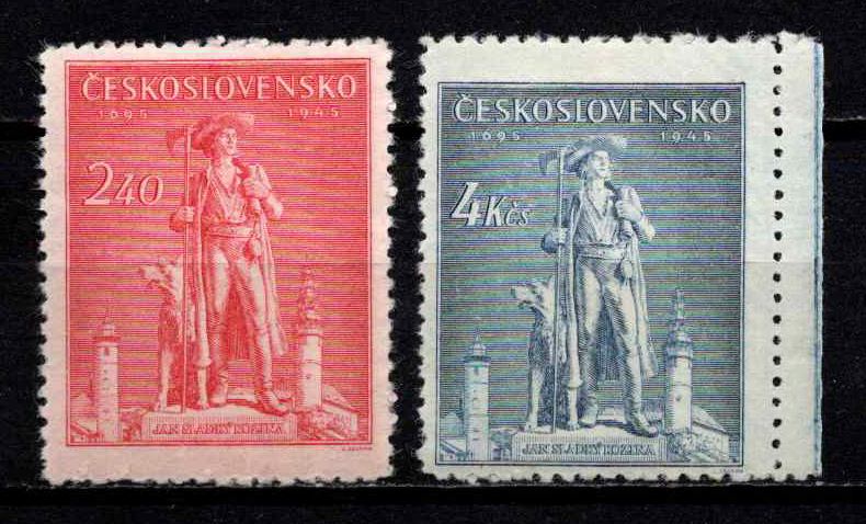 Čekoslovakija, pilna serija, MiNr 478-479 MNH**