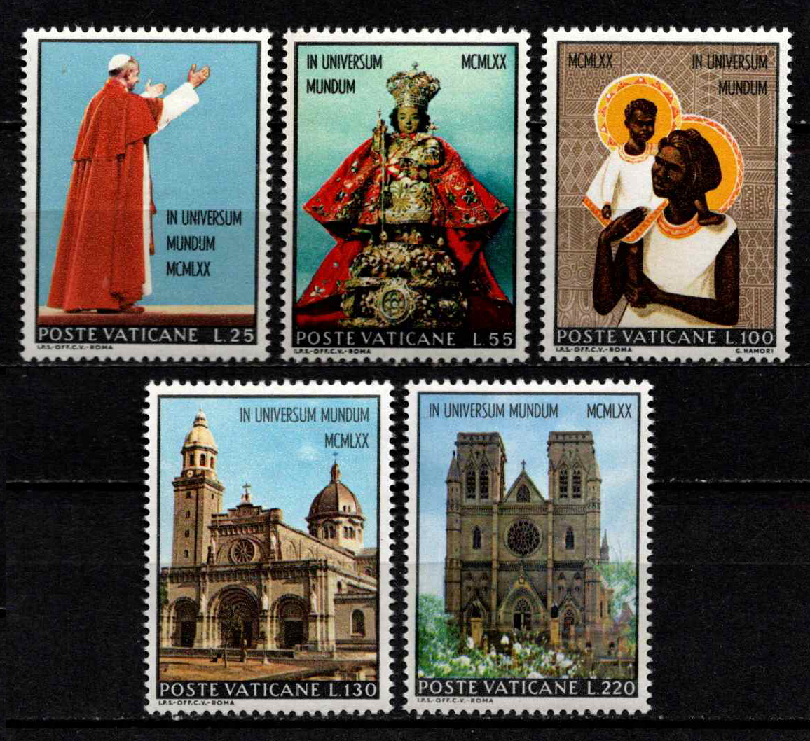 Vatikanas, pilna serija, MiNr 572-576 MNH**