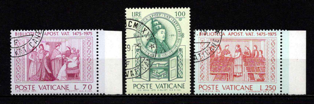 Vatikanas, pilna serija, MiNr 667-669 Used (O)