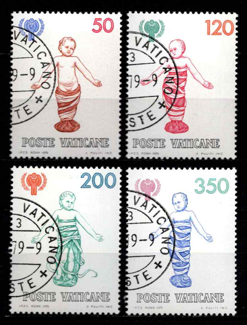 Vatikanas, pilna serija, MiNr 755-758 Used (O)
