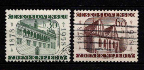 Čekoslovakija, pilna serija, MiNr 1063-1064 Used (O)