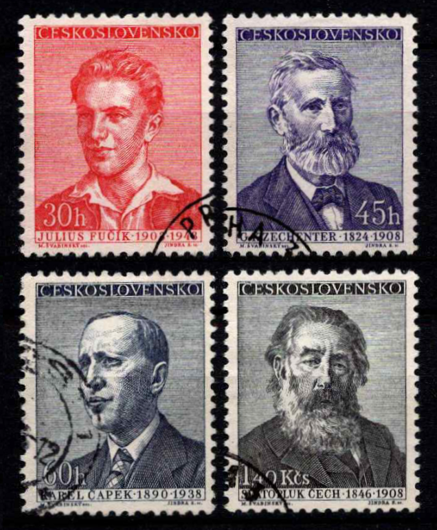 Čekoslovakija, pilna serija, MiNr 1093-1096 Used (O)