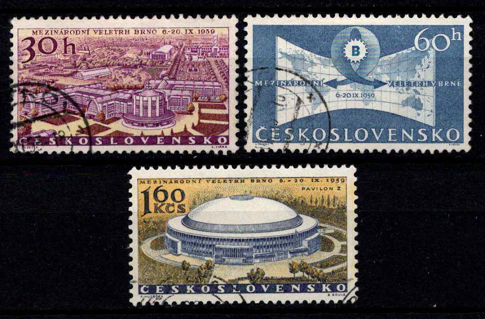 Čekoslovakija, pilna serija, MiNr 1146-1148 Used (O)
