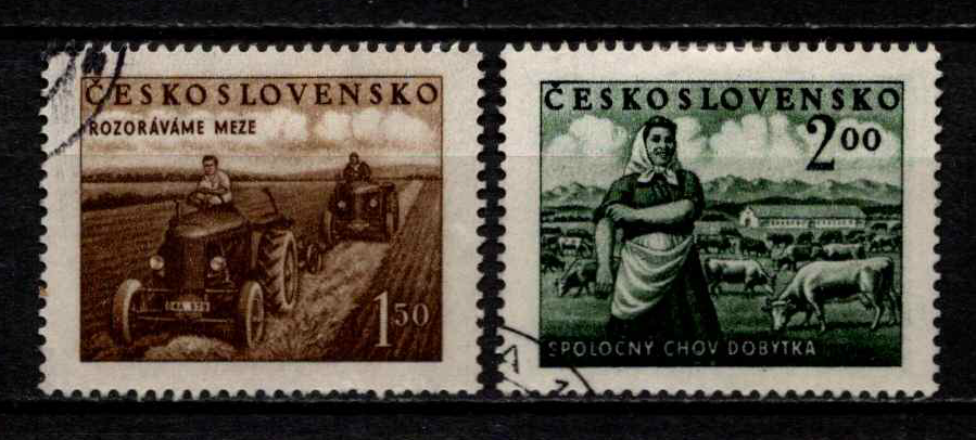 Čekoslovakija, pilna serija, MiNr 655-656 Used (O)