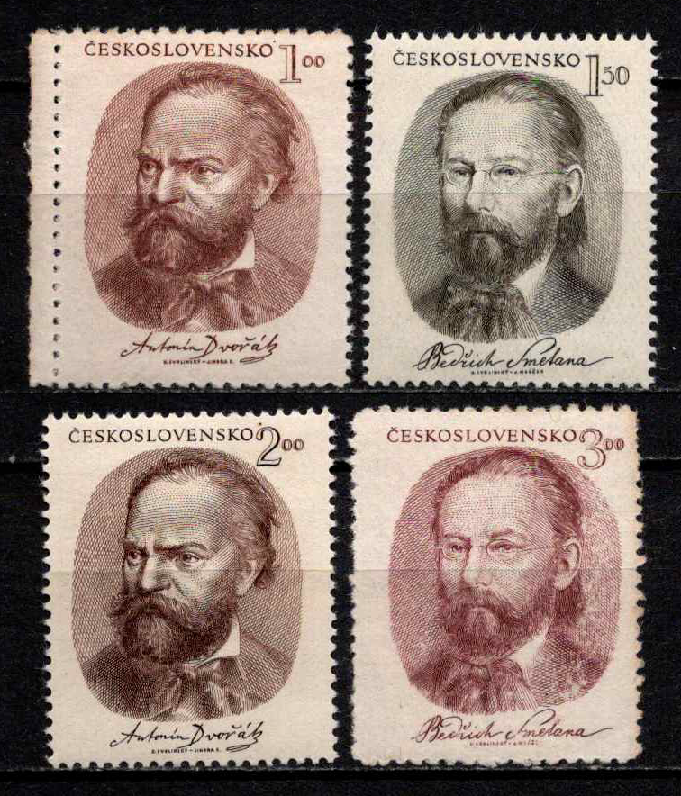 Čekoslovakija, pilna serija, MiNr 665-668 MNH**