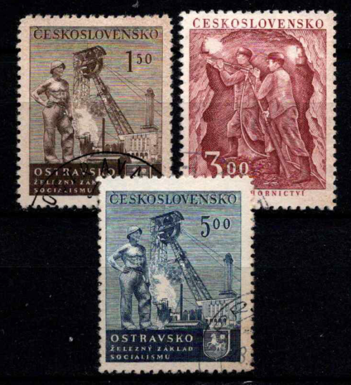 Čekoslovakija, pilna serija, MiNr 688-690 Used (O)
