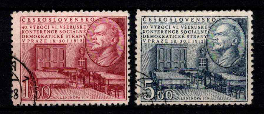 Čekoslovakija, pilna serija, MiNr 703-704 Used (O)