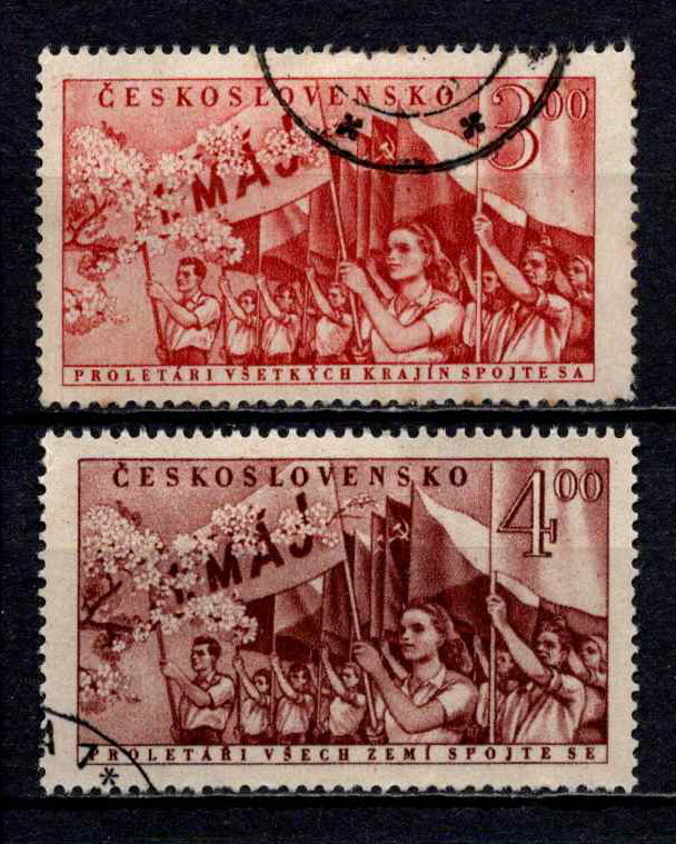 Čekoslovakija, pilna serija, MiNr 727-728 Used (O)