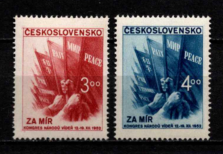 Čekoslovakija, pilna serija, MiNr 774-775 MNH**