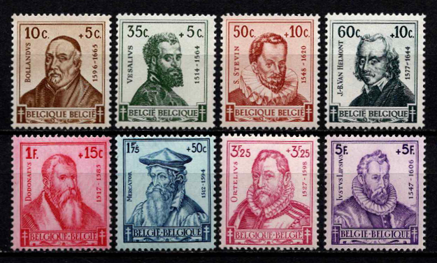 Belgija MiNr 600-607 MNH**
