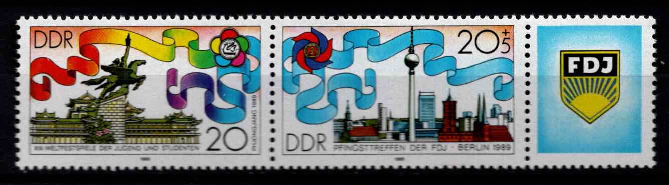 Vokietijos Demokratinė Respublika (VDR), pilna serija, MiNr 3248-3249 MNH** Vokietijos Demokratinė Respublika (VDR), pilna serija, MiNr 3248-3249 MNH**