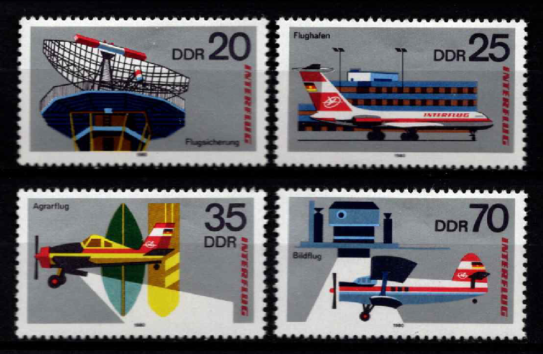 Vokietijos Demokratinė Respublika (VDR), pilna serija, MiNr 2516-2519 MNH**