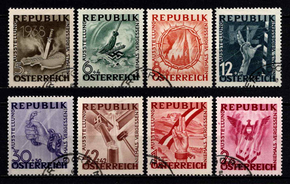Austrija, pilna serija, MiNr 776-783 Used (O)