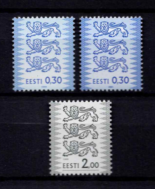Estija, pilna serija, MiNr 357 IA/IIC-358 IA MNH**