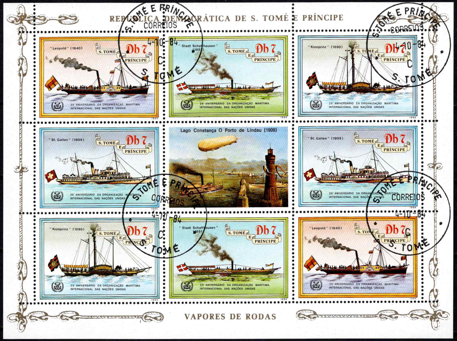 San Tomė ir Prinsipė, MiNr 912-915 Used (O)