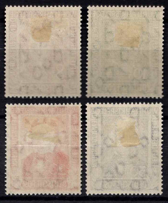 Vokietija, pilna serija, MiNr 117-120 MH*