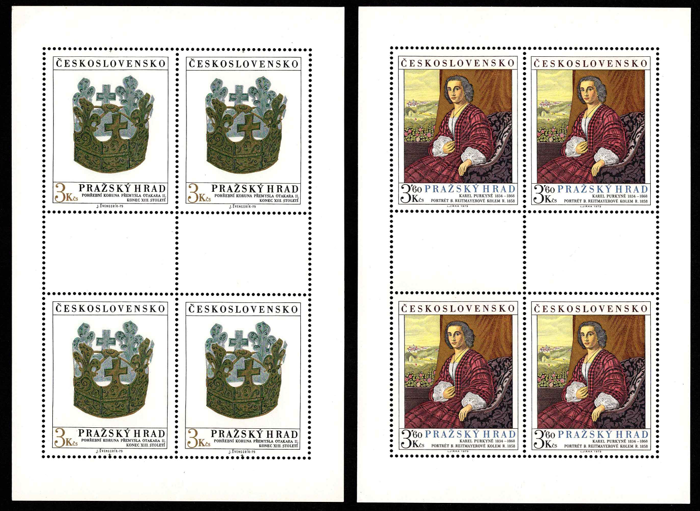 Čekoslovakija, pilna serija, MiNr 2505-2506 MNH**