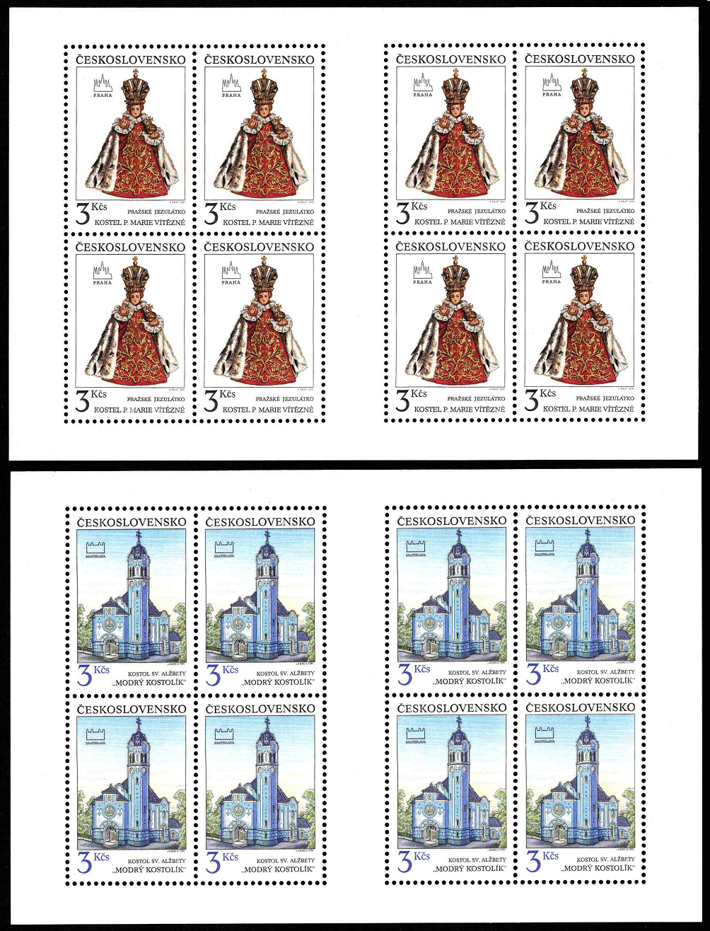 Čekoslovakija, pilna serija, MiNr 3096-3097 MNH**