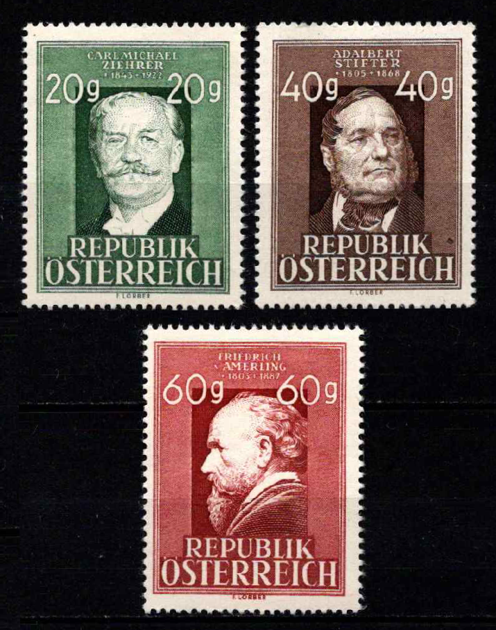 Austrija, pilna serija, MiNr 855-857 MNH**