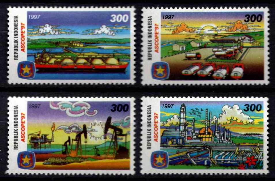 Indonezija, pilna serija, MiNr 1744-1747 MNH**