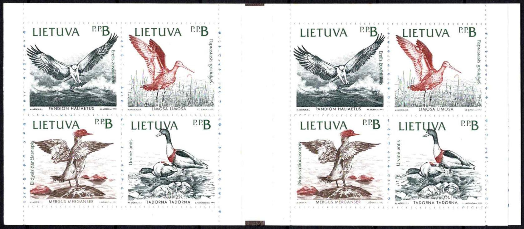 Lietuva, pilna serija MiNr 501-504 MNH** B