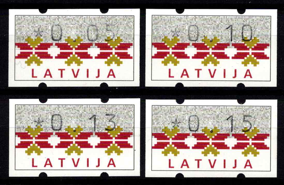 Latvija, pašto automatų ženklai, MiNr 1 MNH**