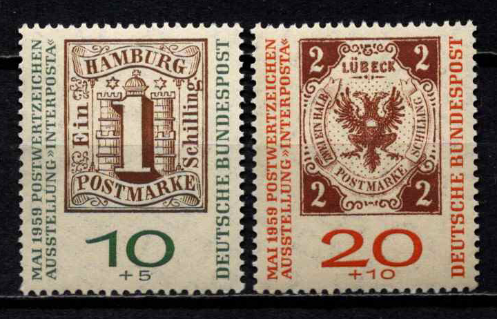 Vokietijos Federacinė Respublika (VFR), pilna serija, MiNr 310-311 (b) MNH**