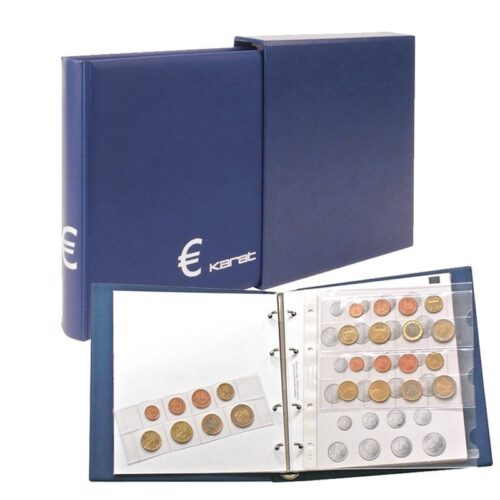 Albumas euro monetų rinkiniams (setams) LINDNER Karat Euro Classic 1106ME-B