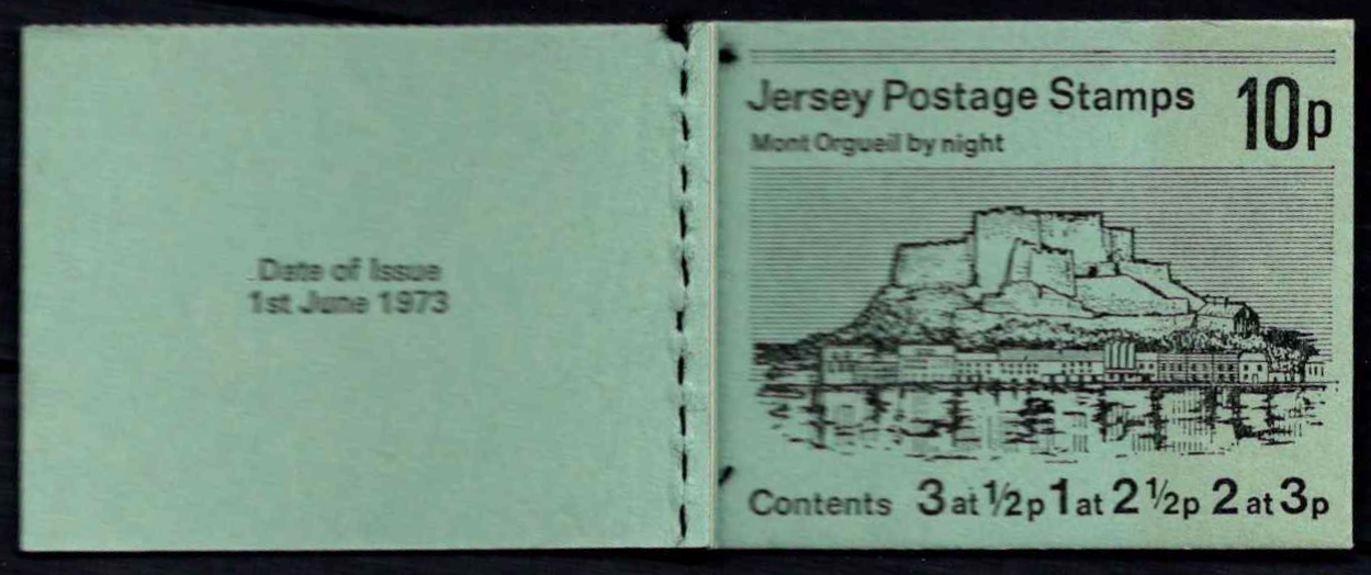 Džersis, mini pašto ženklų knygutė Nr. 0-10, MiNr 34, 38-39 MNH**