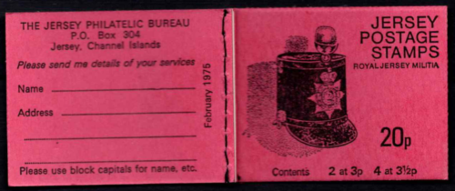 Džersis, mini pašto ženklų knygutė Nr. 0-14, MiNr 39-40 MNH**