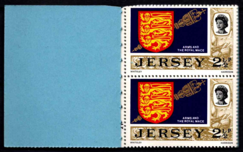 Džersis, mini pašto ženklų knygutė Nr. 0-15, MiNr 38-39 MNH**