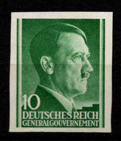 Vokietijos Reichas, Lenkijos okupacija, MiNr 74U MLH*